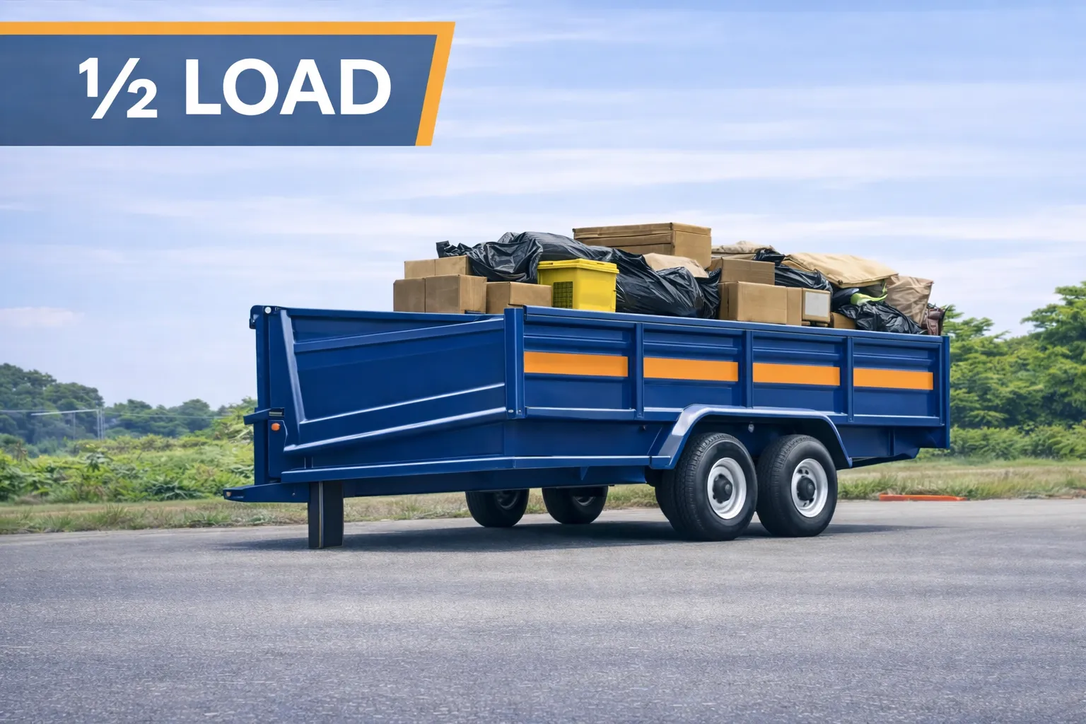 Trailer ½ load - pricing