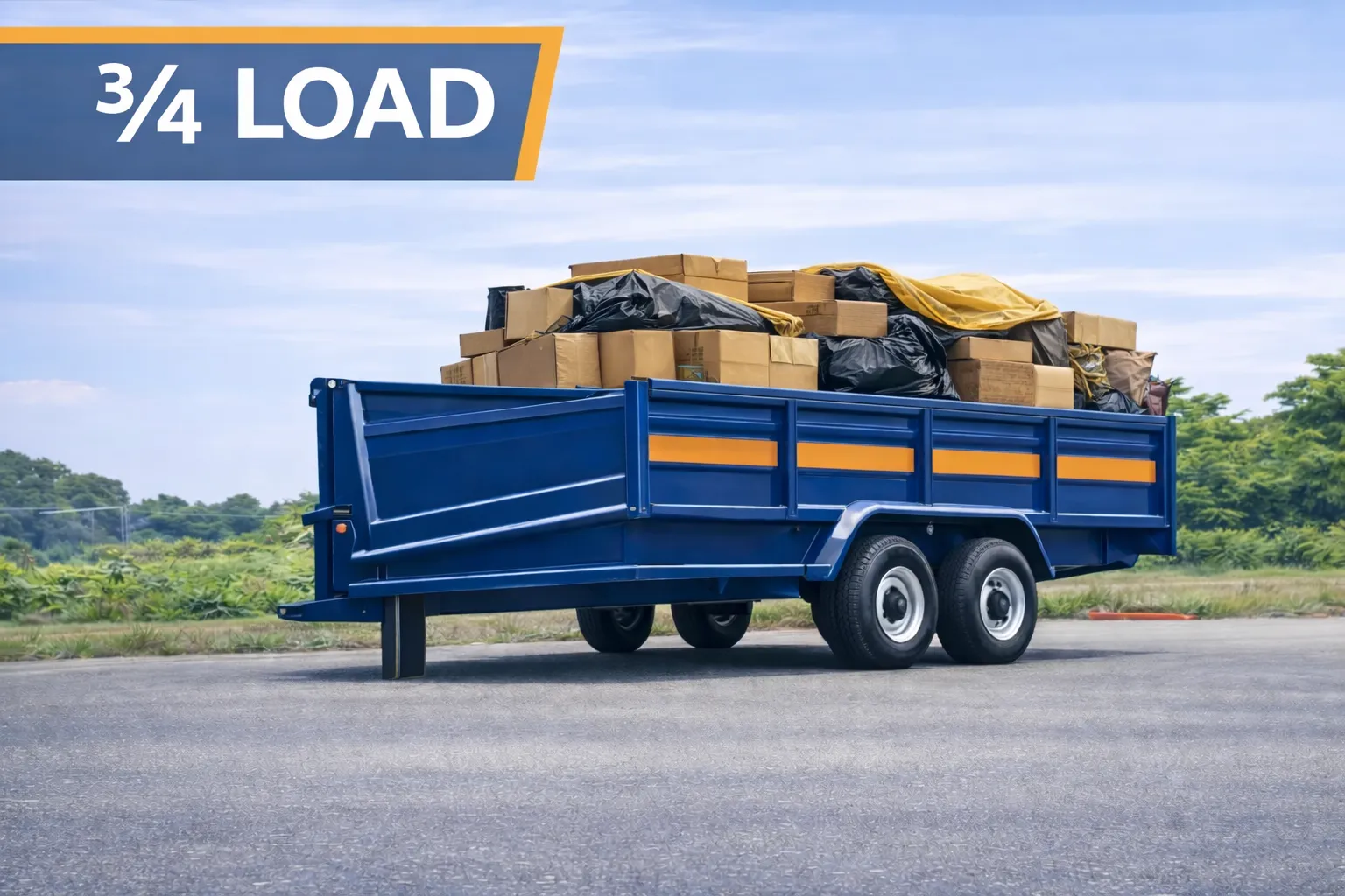 trailer ¾ load - pricing